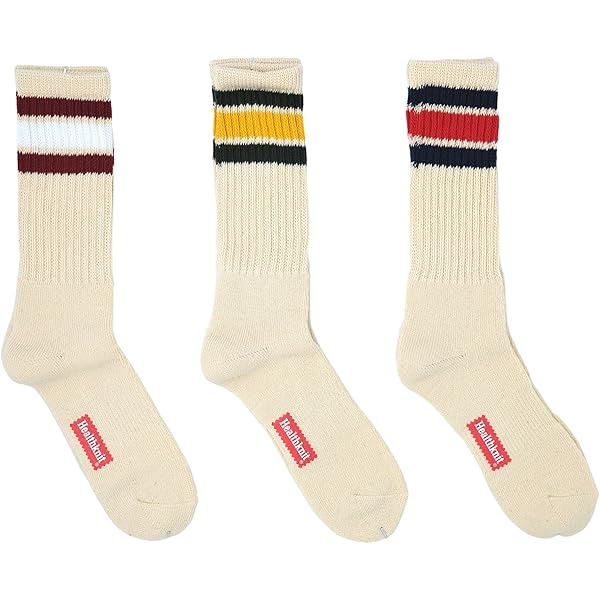 Amazon | [フルーツオブザルーム] 靴下 靴下 3Pパック クルー丈